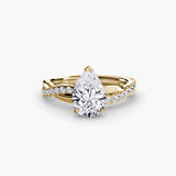 Inel Spiral Pave