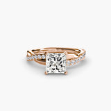 Inel Spiral Pave