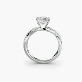 Inel Spiral Pave