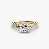 Inel Spiral Pave