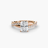 Inel Spiral Pave