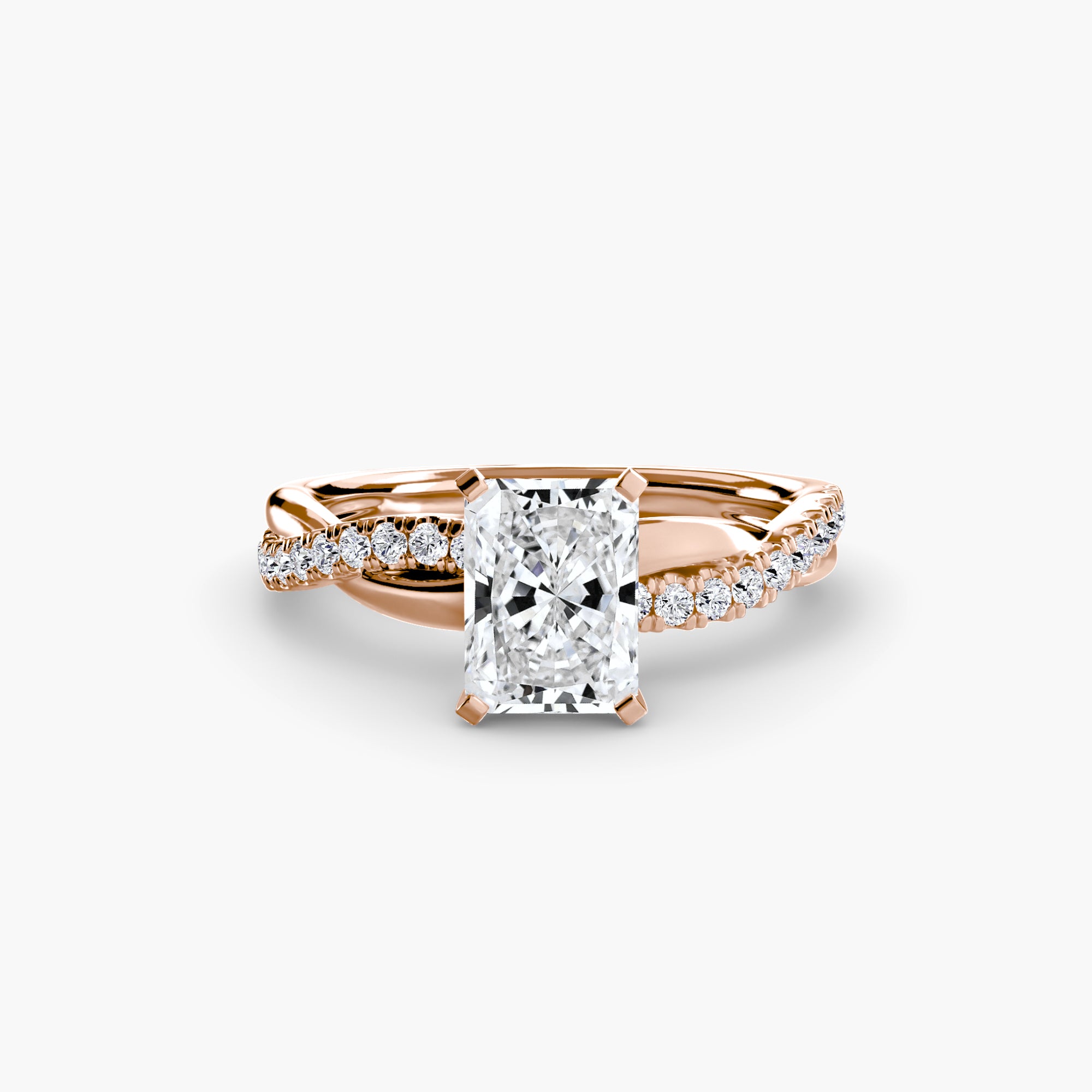 Inel Spiral Pave