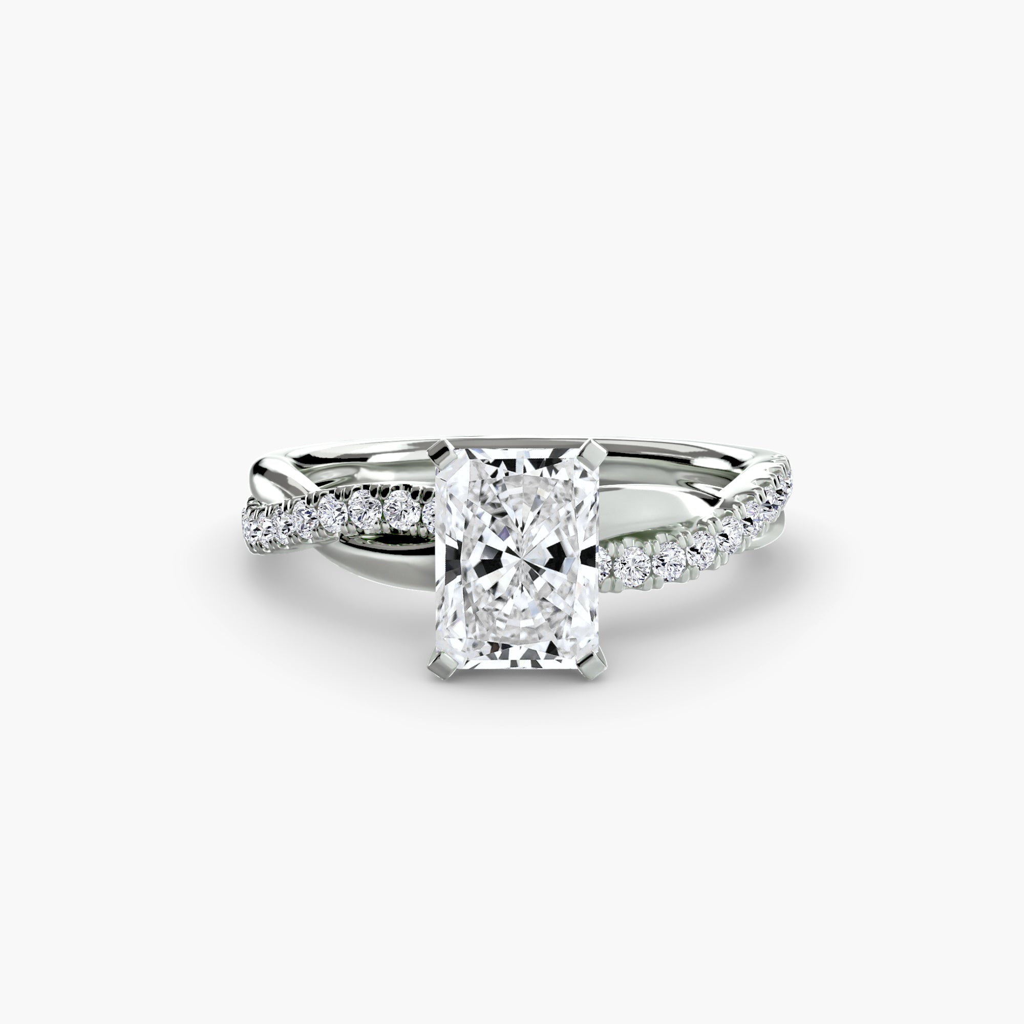 Inel Spiral Pave