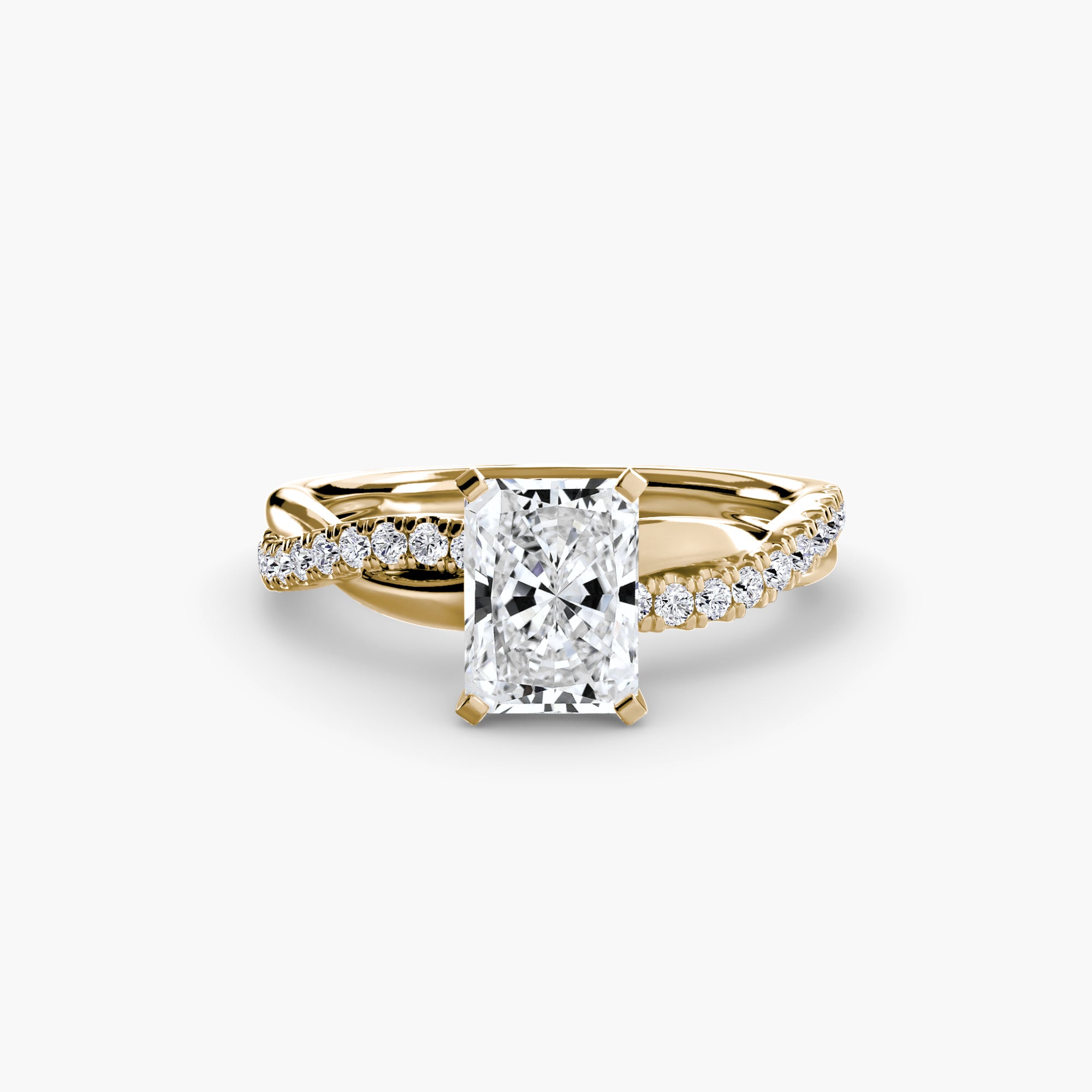 Inel Spiral Pave