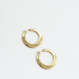 Cercei argint Bold Lunar Hoops