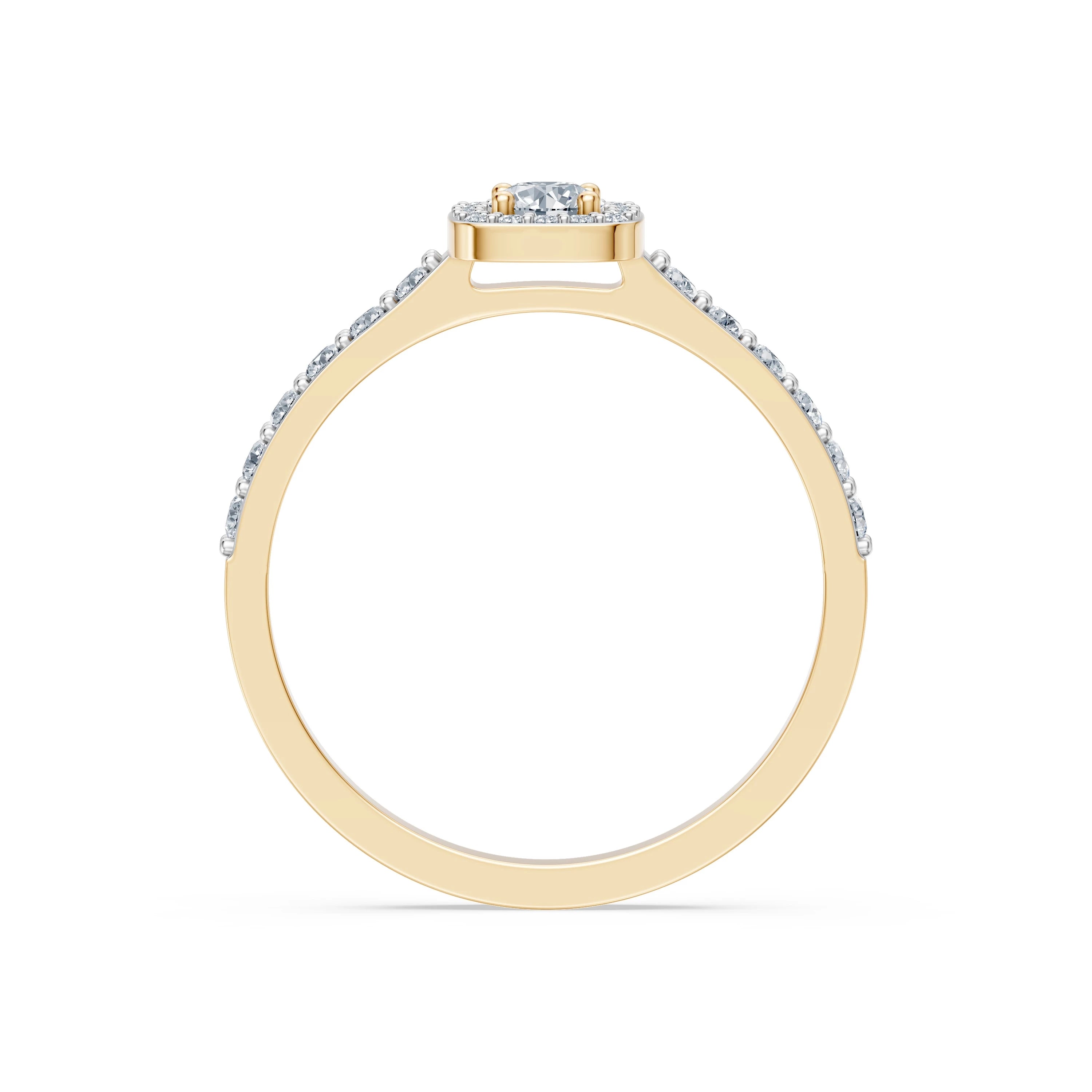 Inel solitaire Eternitate – 101-10152(3.7) – imaginea 5