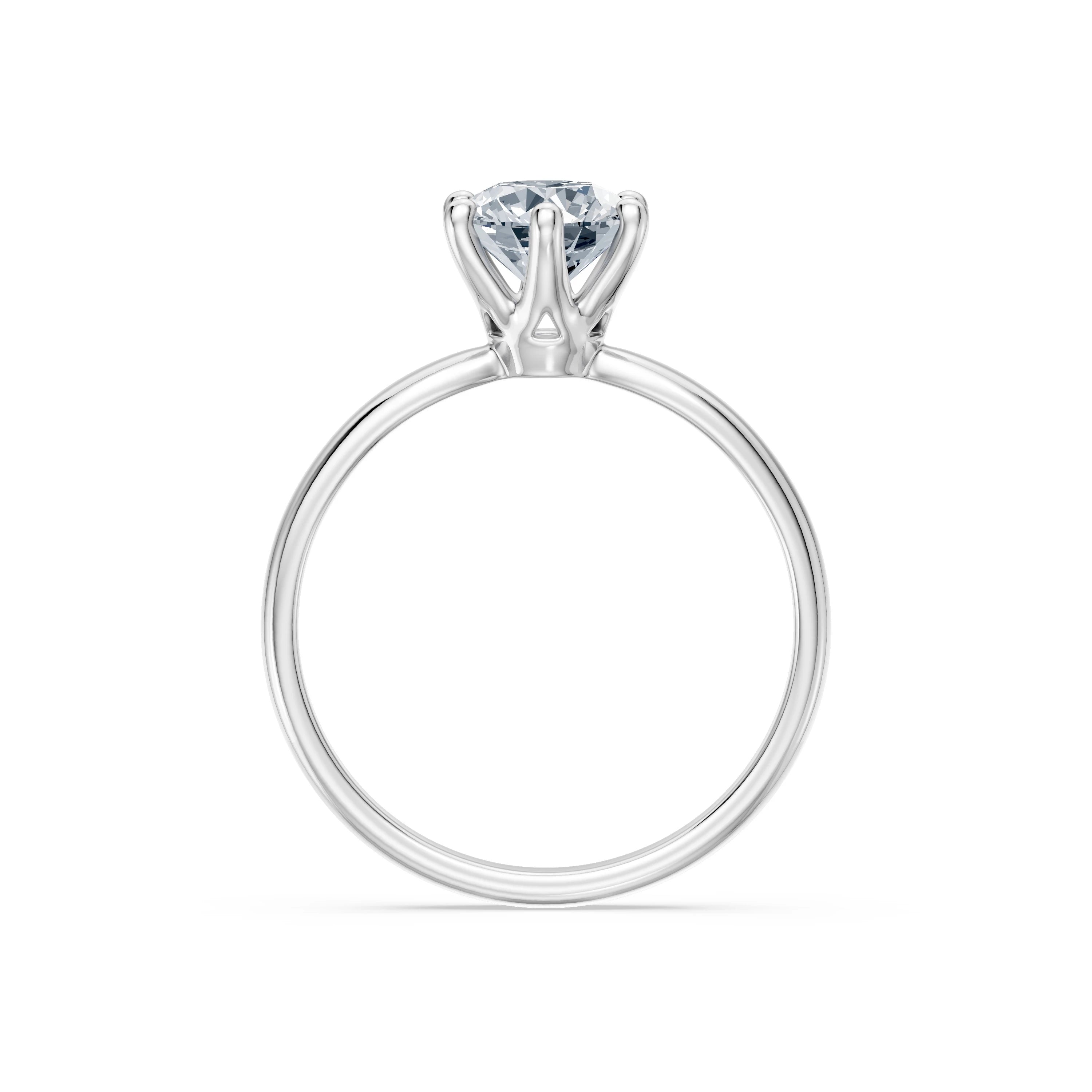 Inel solitaire – 101-10040(6.5) – imaginea 2