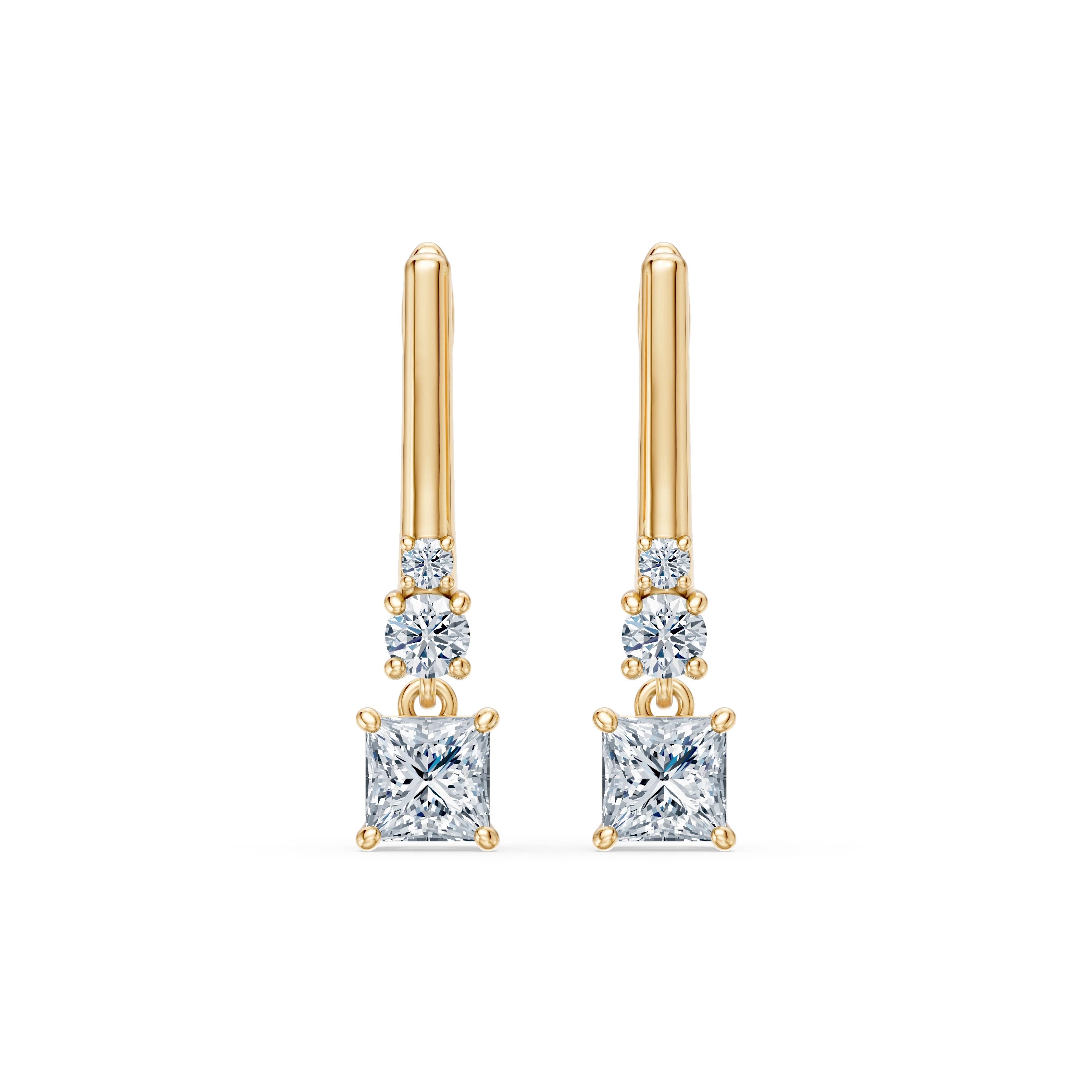 Cercei solitaire Eternitate – 102-10143(0.40)PR – imaginea 4