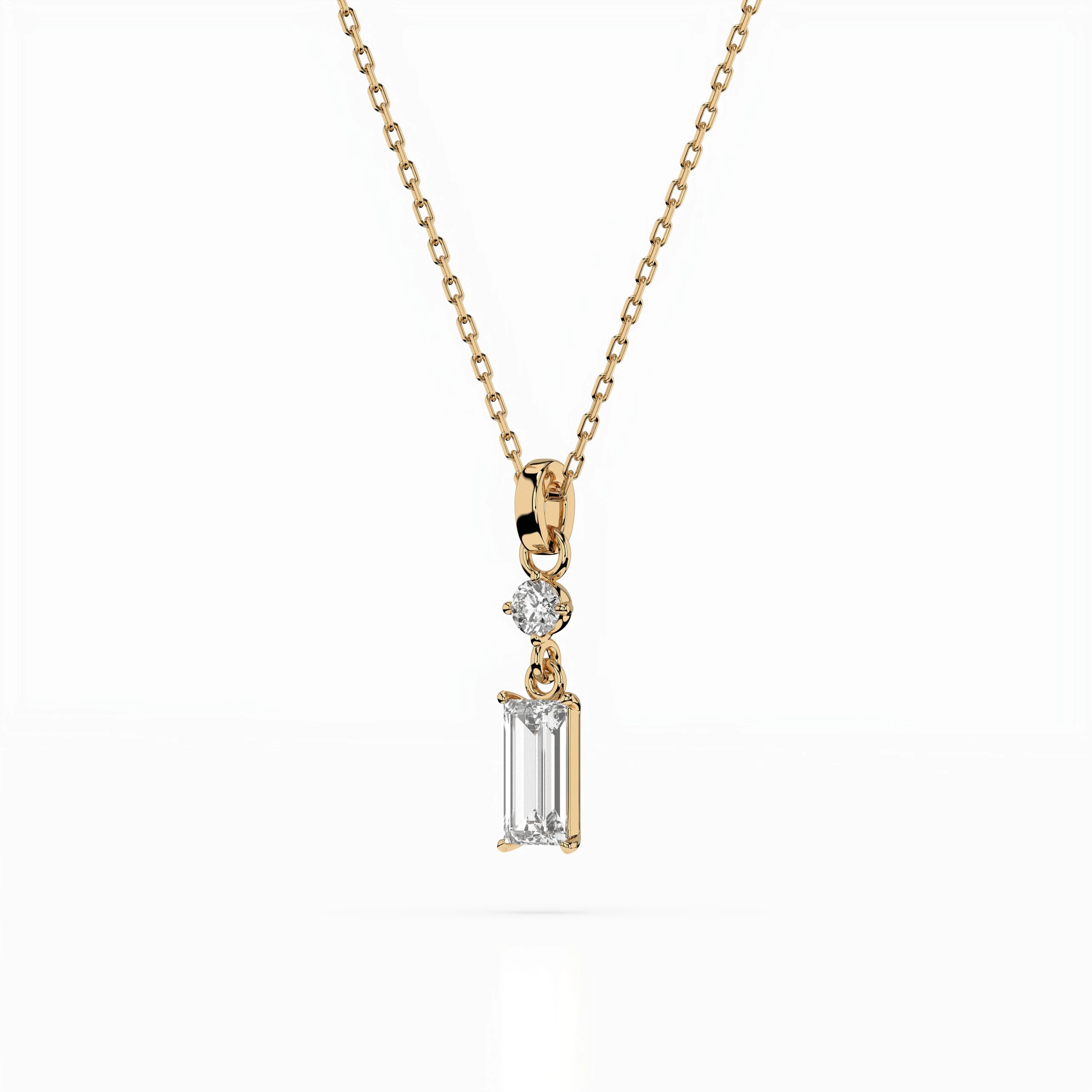 Colier solitaire – 104-10071/2(0.30)BAQ – imaginea 5