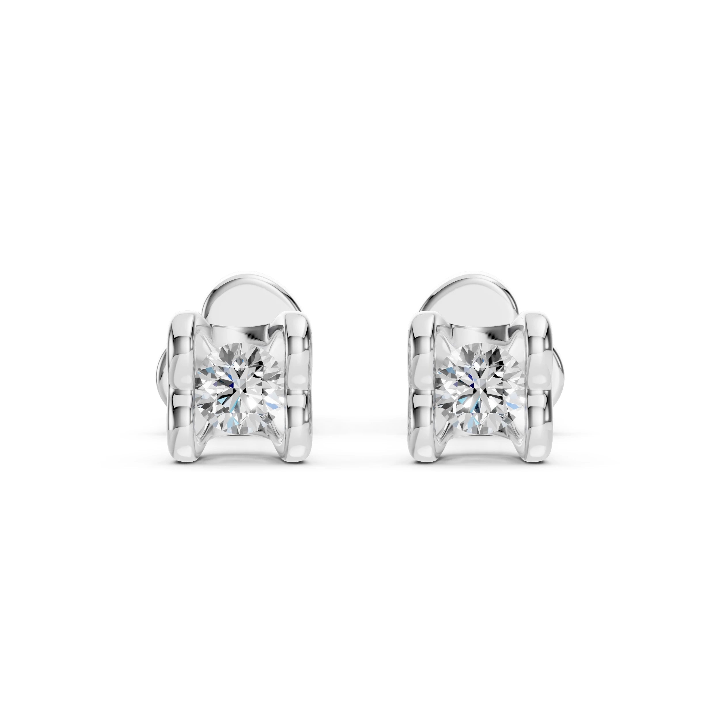 Cercei solitaire Fluture – 102-10013/2(3.0) – imaginea 1