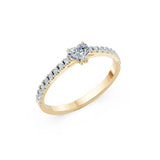 Inel solitaire Eternitate – 101-10191(0.30)HRT – imaginea 4