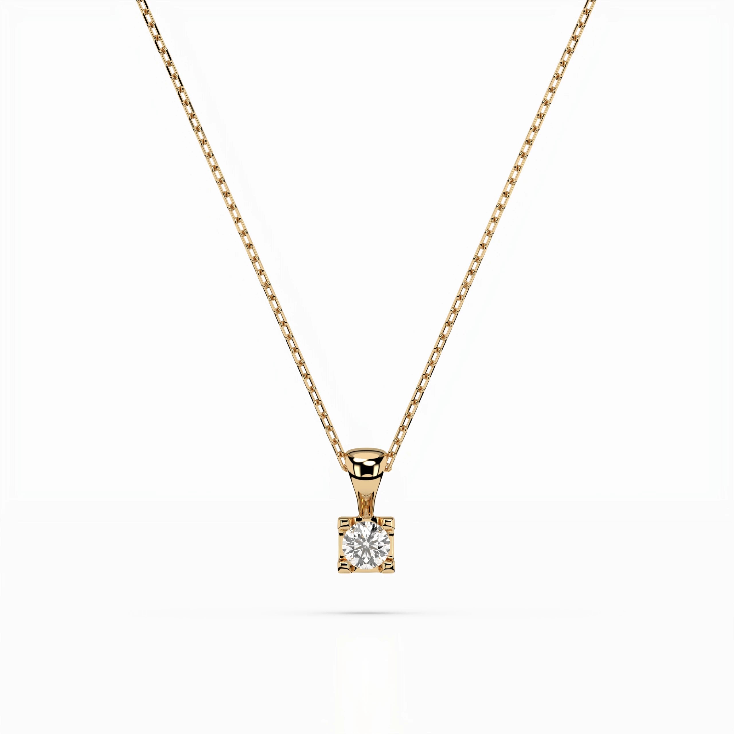 Colier solitaire – 104-10013(2.7) – imaginea 4