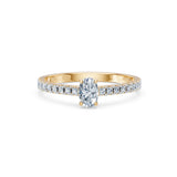Inel solitaire Eternitate – 101-10191(0.30)OV – imaginea 6
