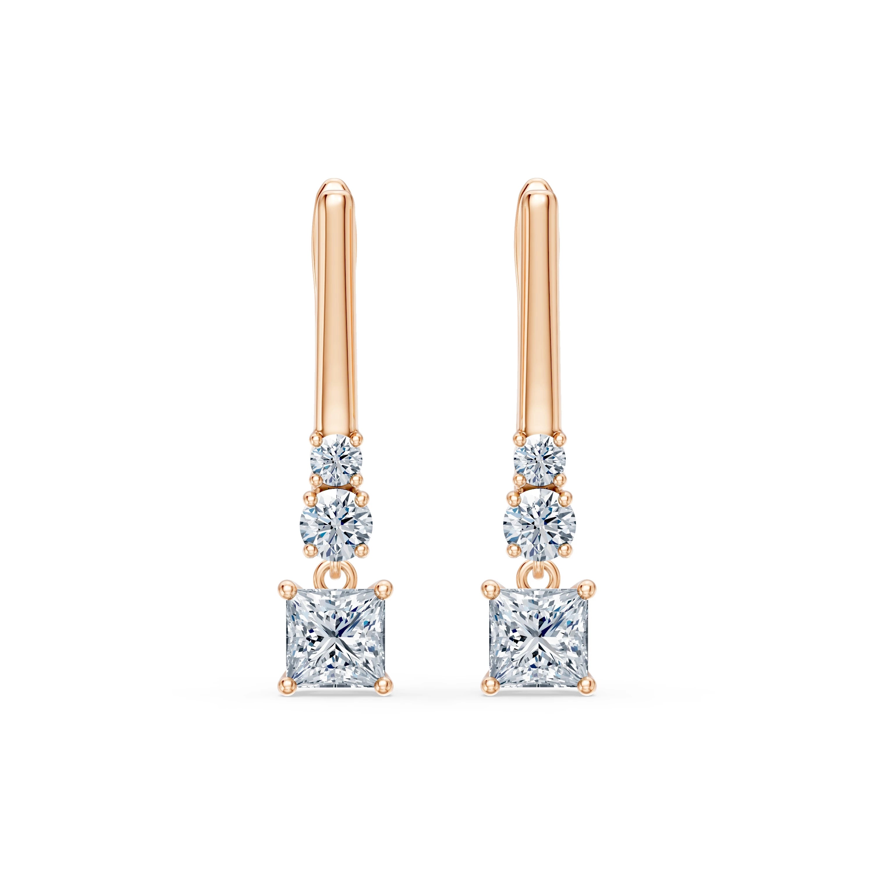 Cercei solitaire Eternitate – 102-10143(0.30)PR – imaginea 7