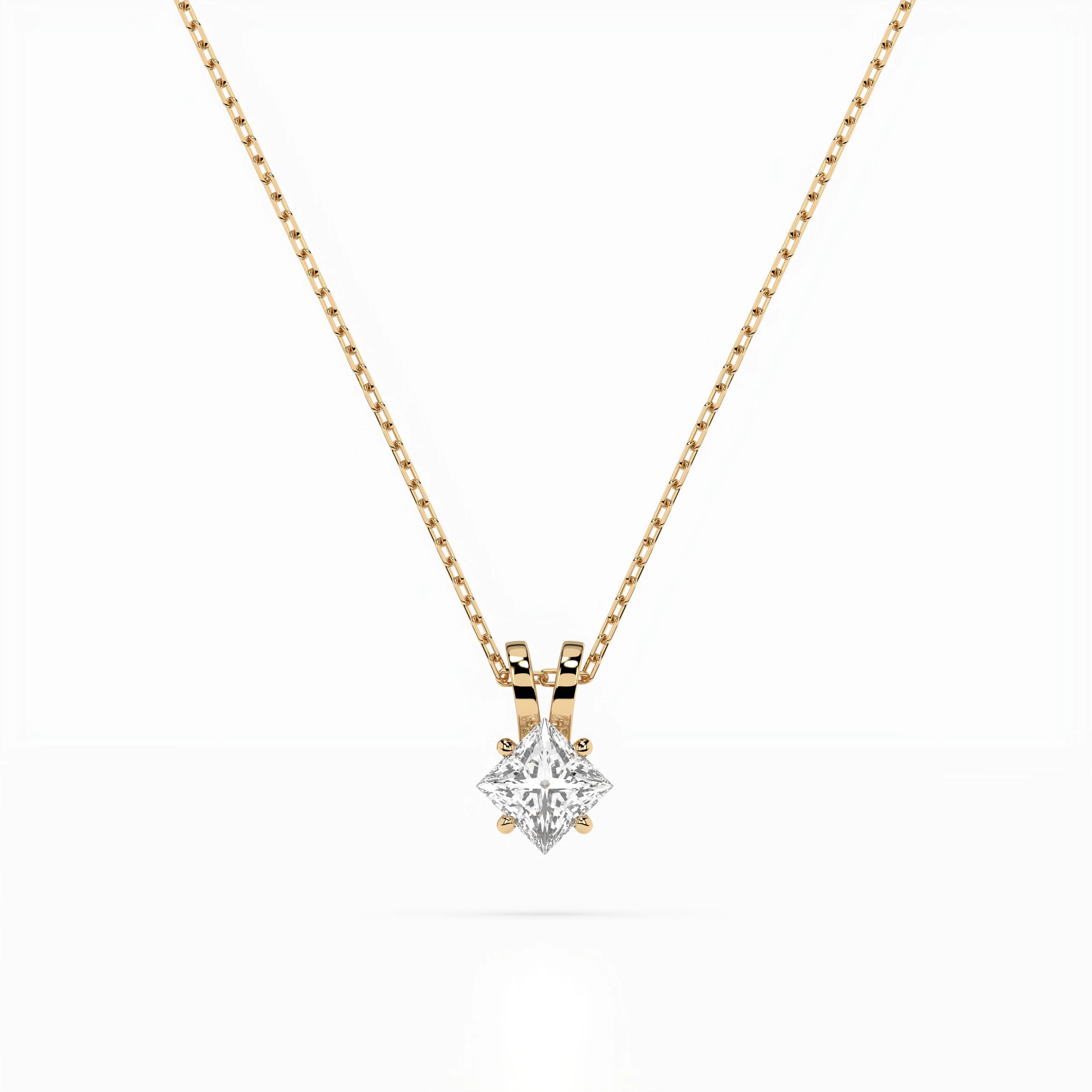 Colier solitaire – 104-10070(0.30)PR – imaginea 4