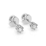 Cercei solitaire Fluture – 102-10027(2.5) – imaginea 2