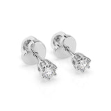 Cercei solitaire Fluture – 102-10027(2.5) – imaginea 2