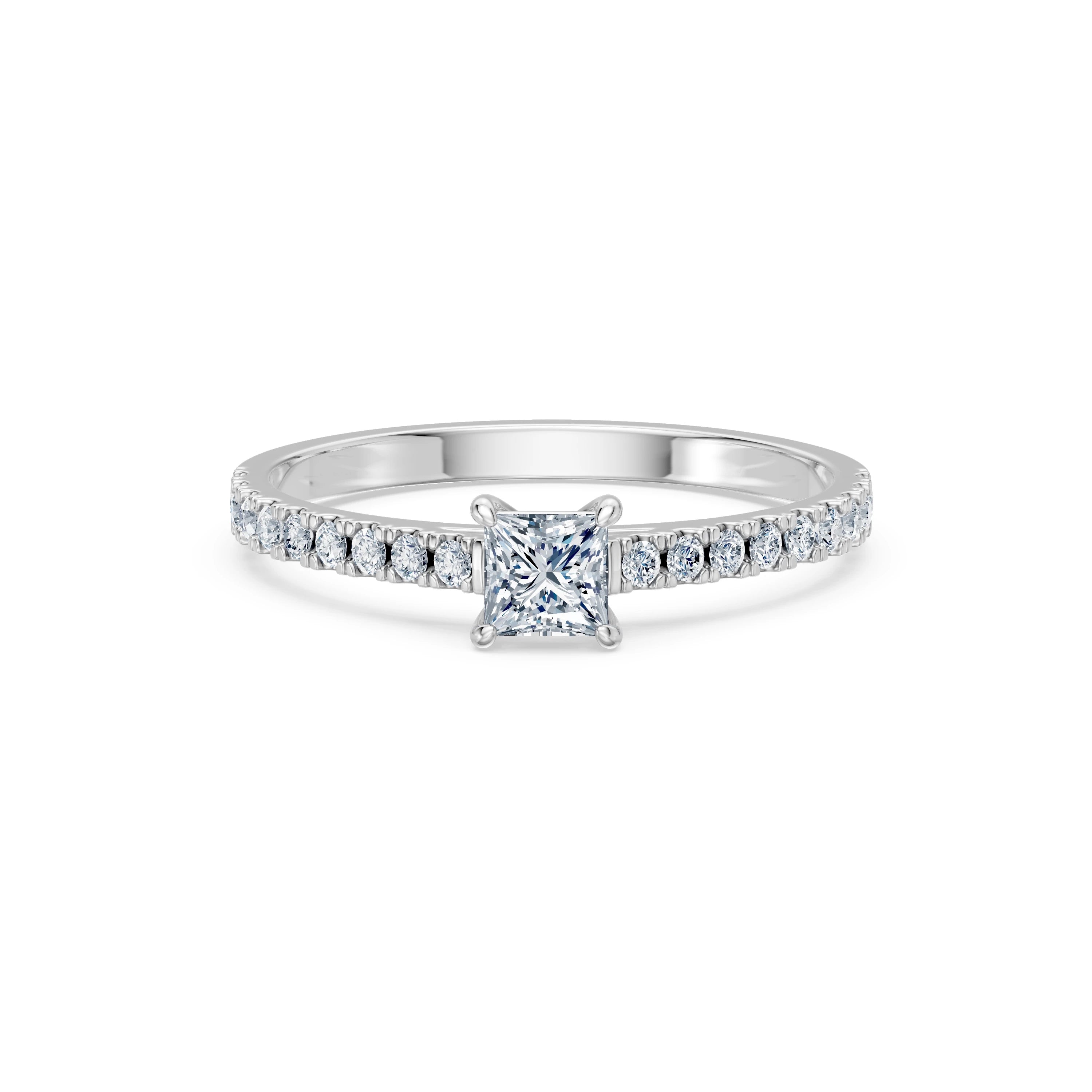Inel solitaire Eternitate – 101-10191(0.30)PR – imaginea 3