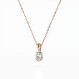 Colier solitaire – 104-10069(0.30)OV – imaginea 8
