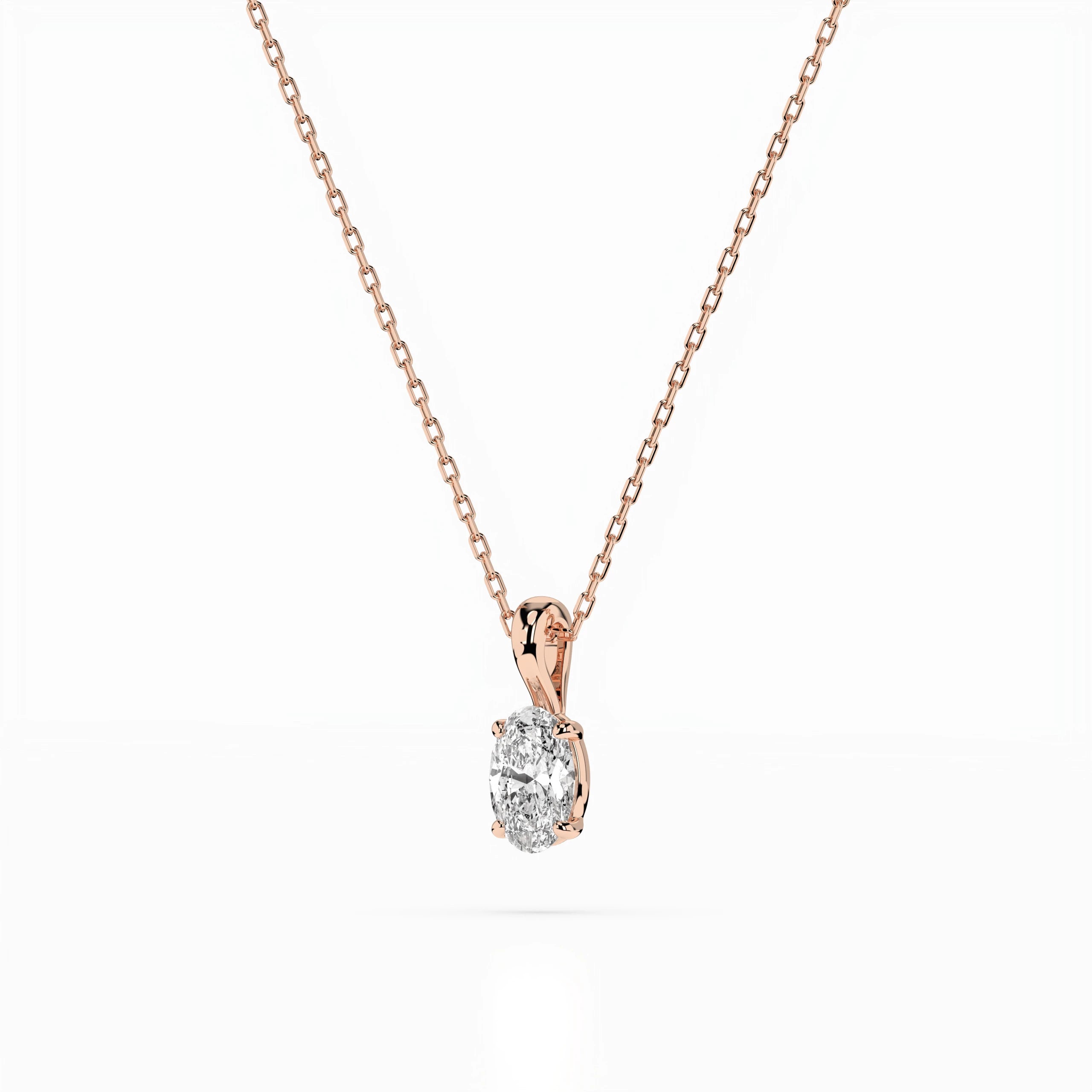 Colier solitaire – 104-10069(0.30)OV – imaginea 8