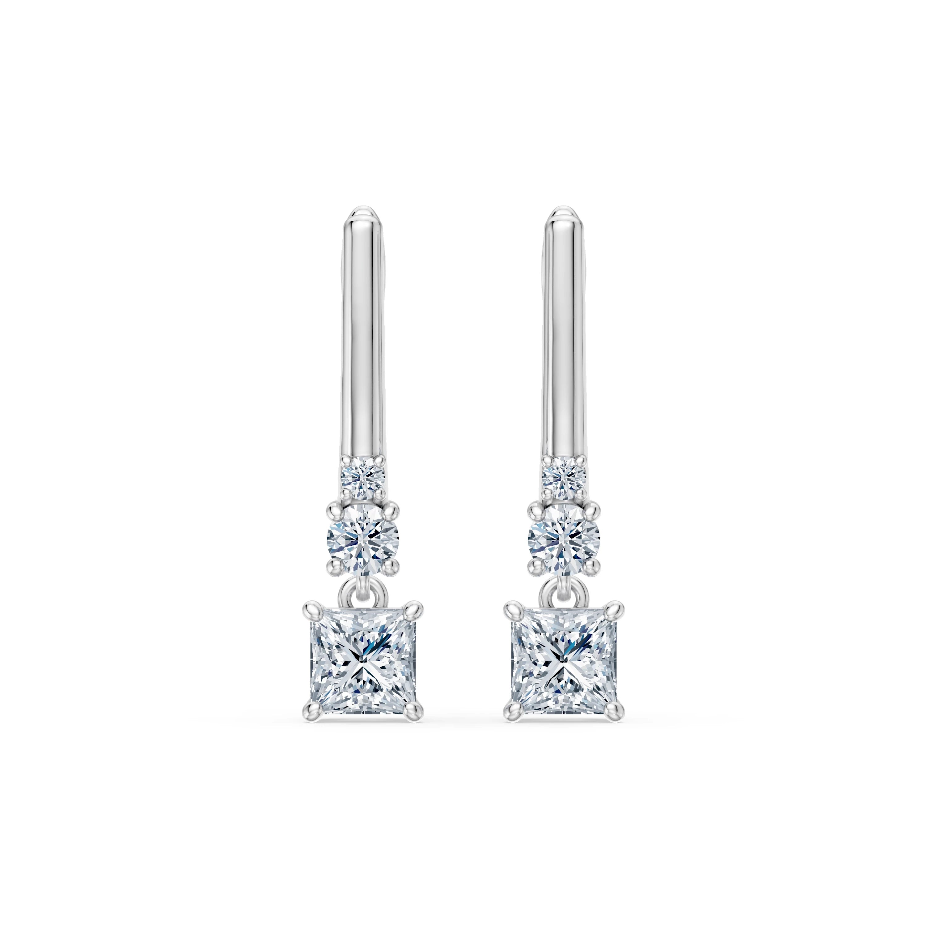 Cercei solitaire Eternitate – 102-10143(0.40)PR – imaginea 1
