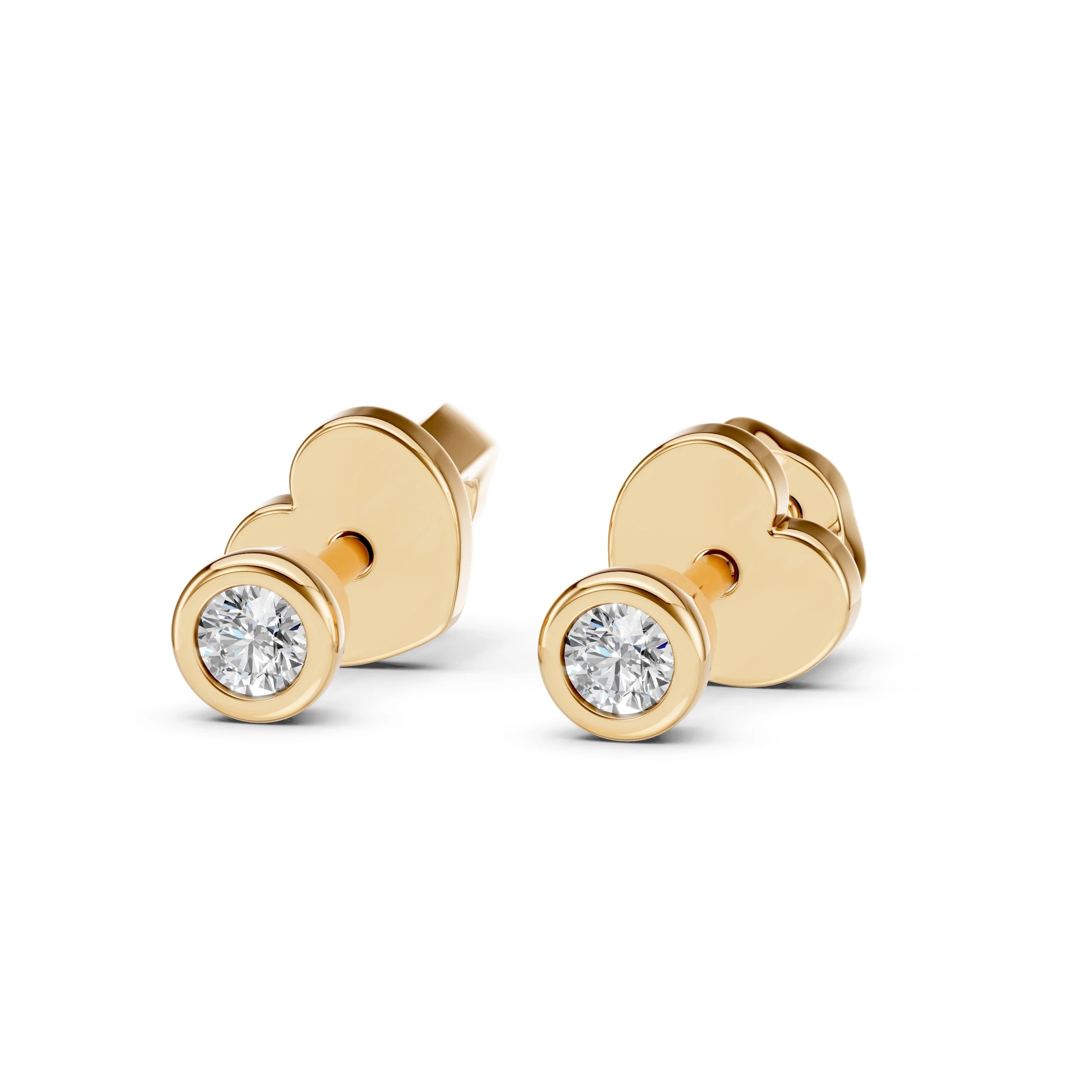 Cercei solitaire Fluture – 102-10010(2.3) – imaginea 5