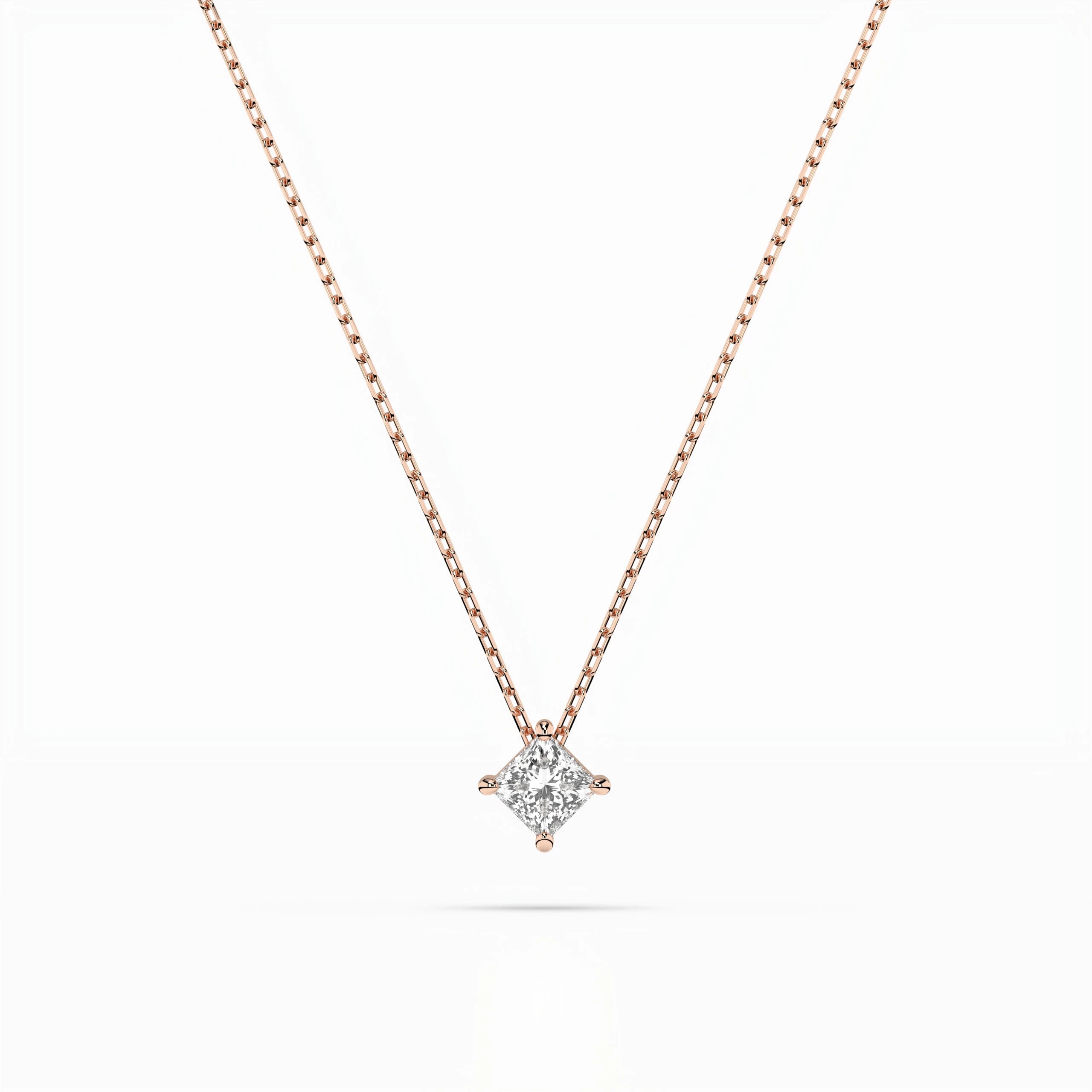 Colier solitaire – 104-10055(3.0)PR – imaginea 7