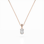 Colier solitaire – 104-10069(0.30)OV – imaginea 7