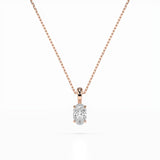 Colier solitaire – 104-10069(0.30)OV – imaginea 7