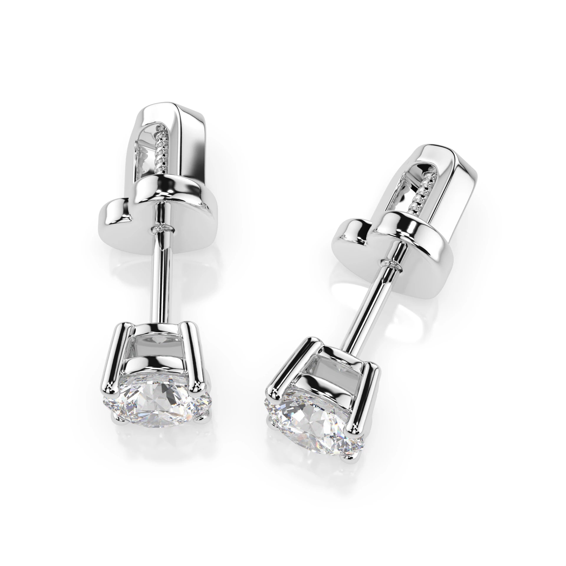 Cercei solitaire Fluture – 102-10012/1(4.2) – imaginea 2