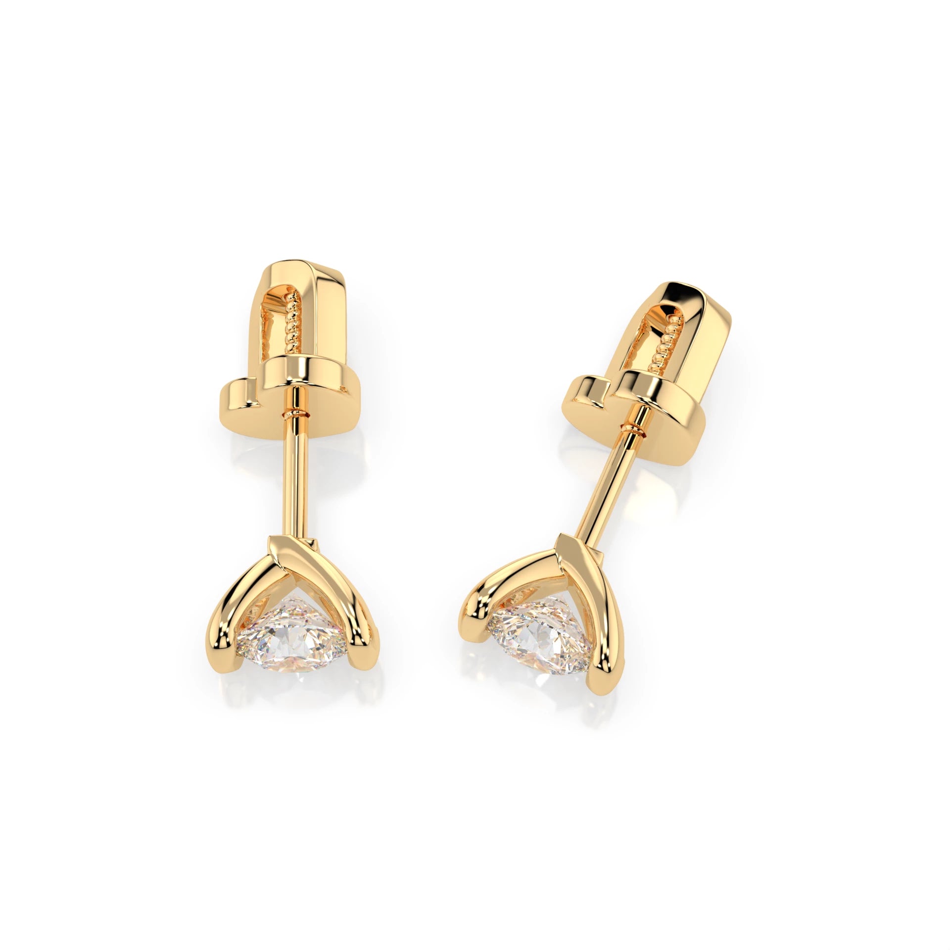 Cercei solitaire Fluture – 102-10016(3.7) – imaginea 5