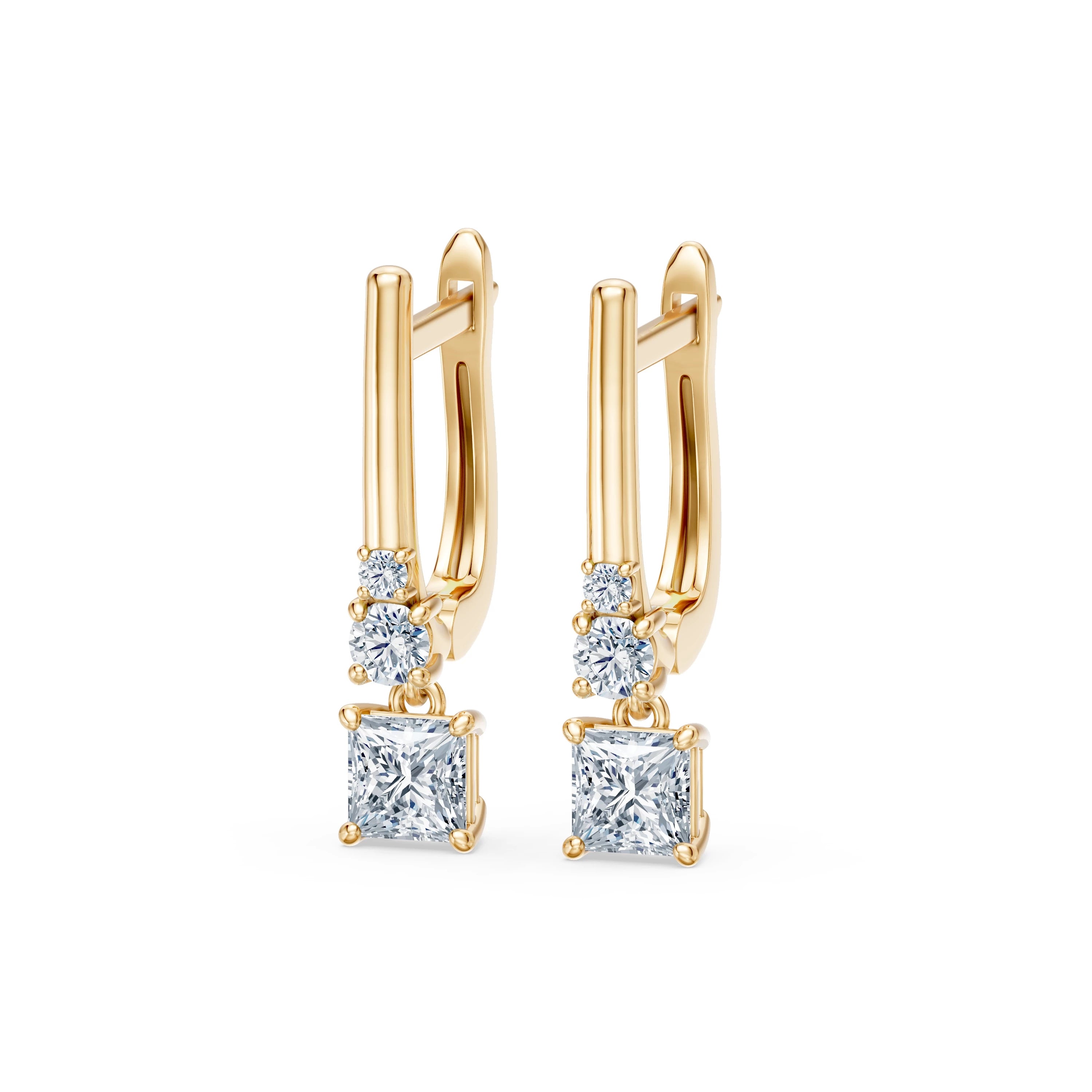 Cercei solitaire Eternitate – 102-10143(0.40)PR – imaginea 5