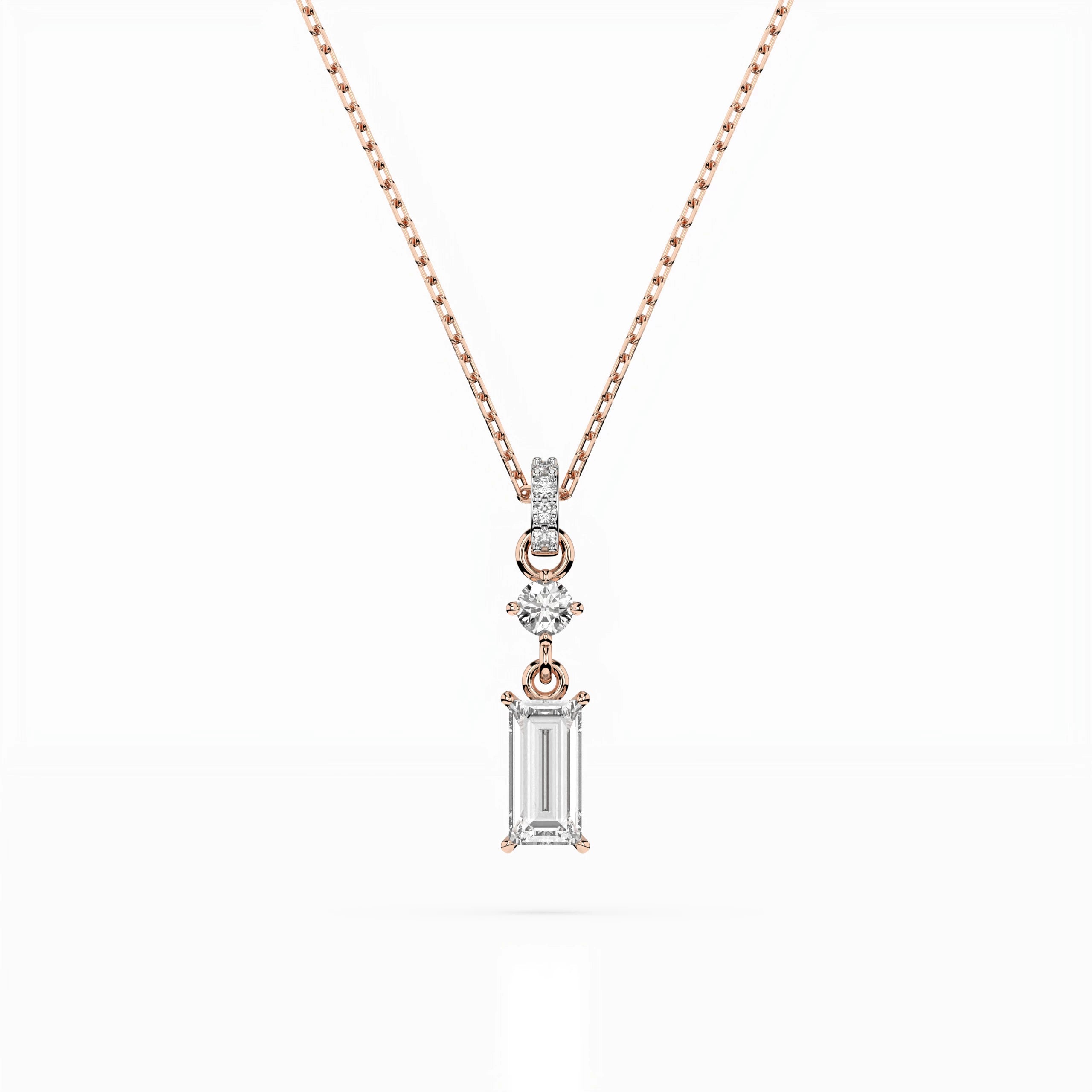 Colier solitaire – 104-10071/3(0.30)BAQ – imaginea 7