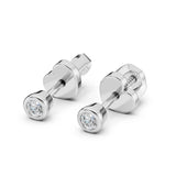 Cercei solitaire Fluture – 102-10010(2.3) – imaginea 3