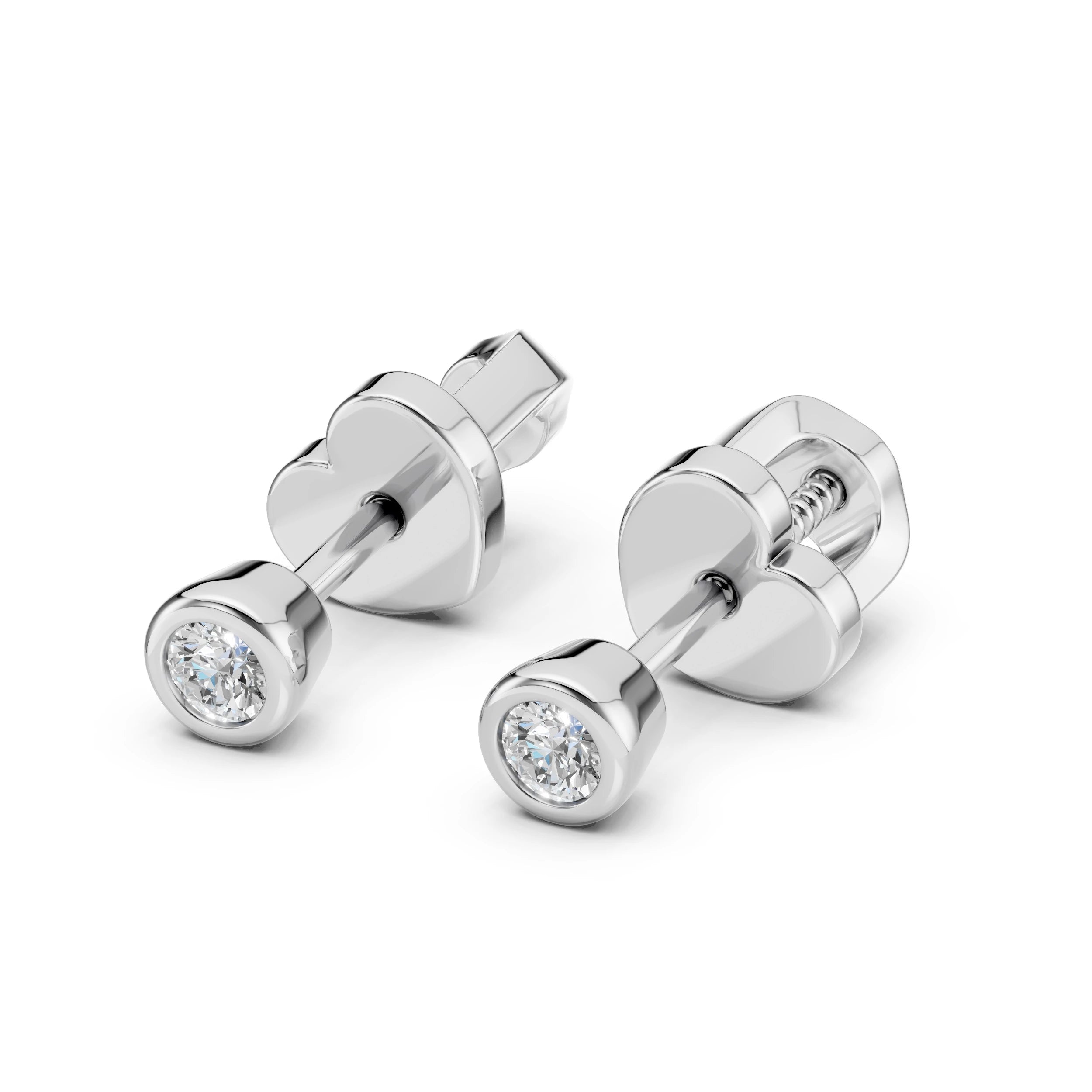 Cercei solitaire Fluture – 102-10010(2.3) – imaginea 3