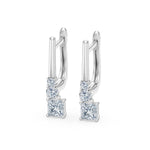 Cercei solitaire Eternitate – 102-10143(0.30)PR – imaginea 2