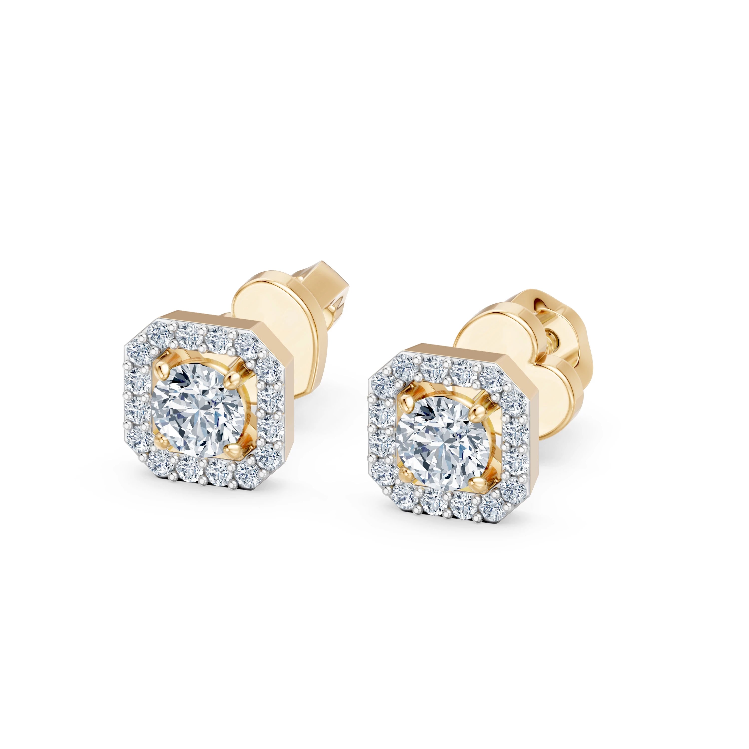 Cercei solitaire Eternitate – 102-10118/2(3.7) – imaginea 5