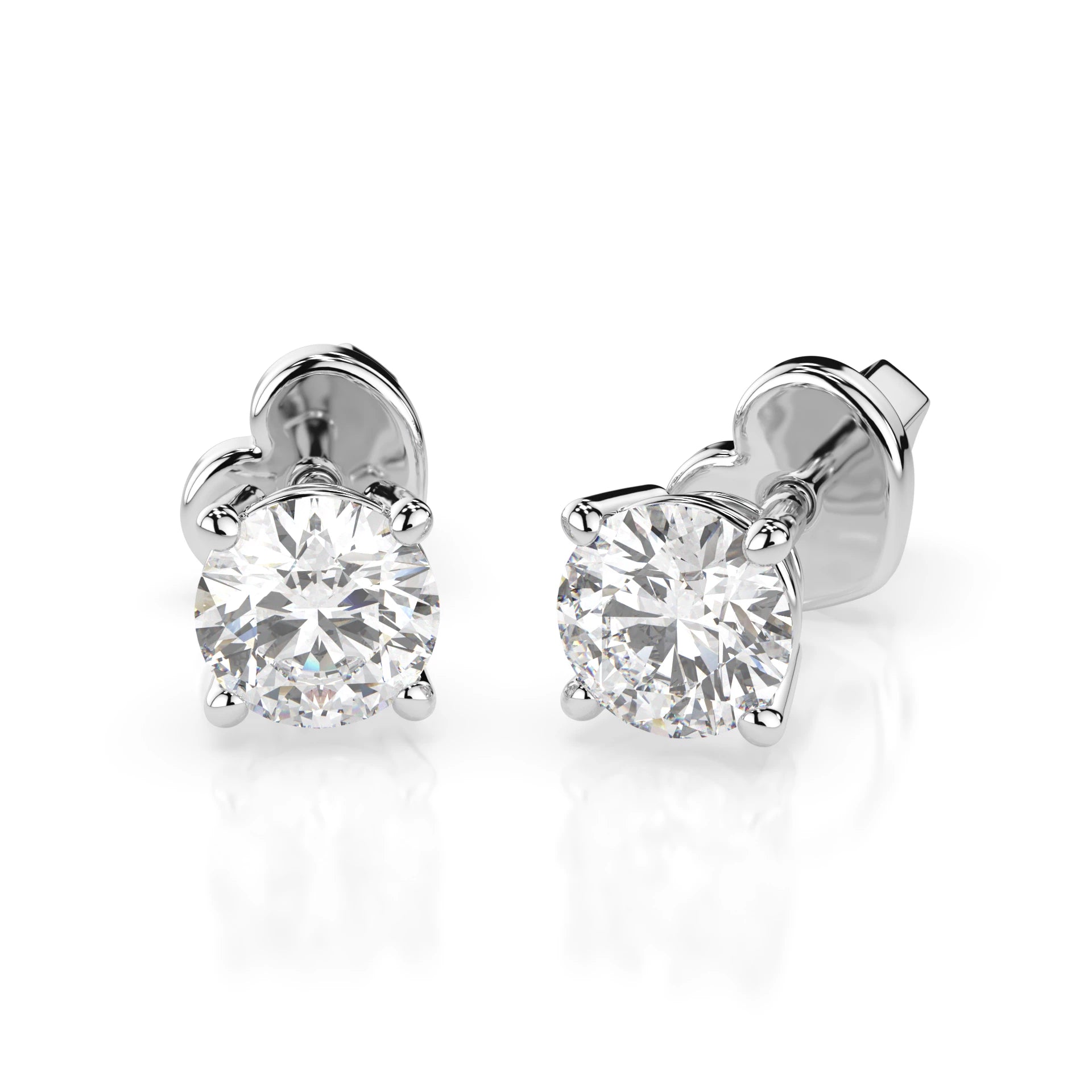 Cercei solitaire Fluture – 102-10012/1(4.2) – imaginea 1