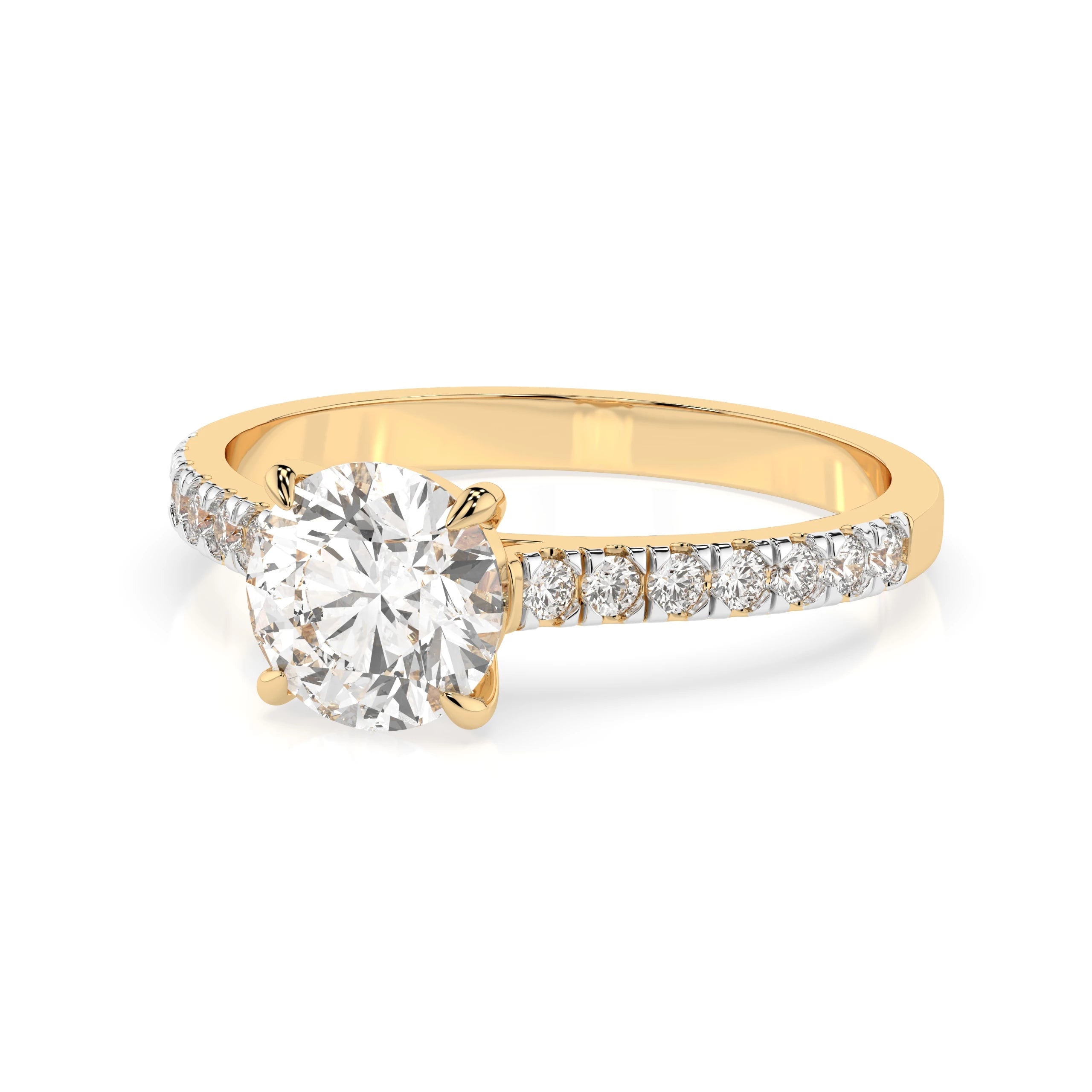 Inel solitaire Eternitate – 101-10094(6.5) – imaginea 6