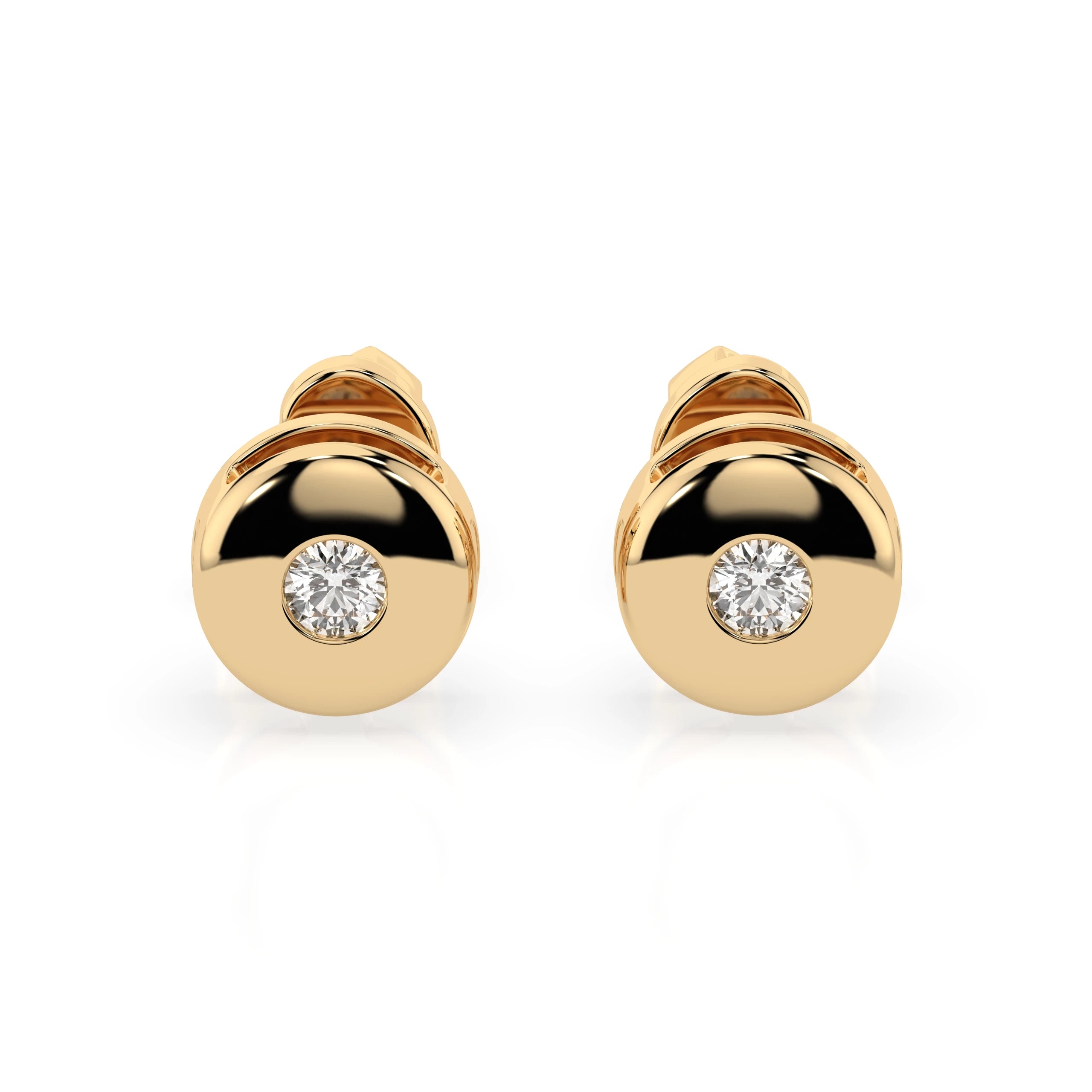 Cercei solitaire Fluture – 102-10048 – imaginea 4