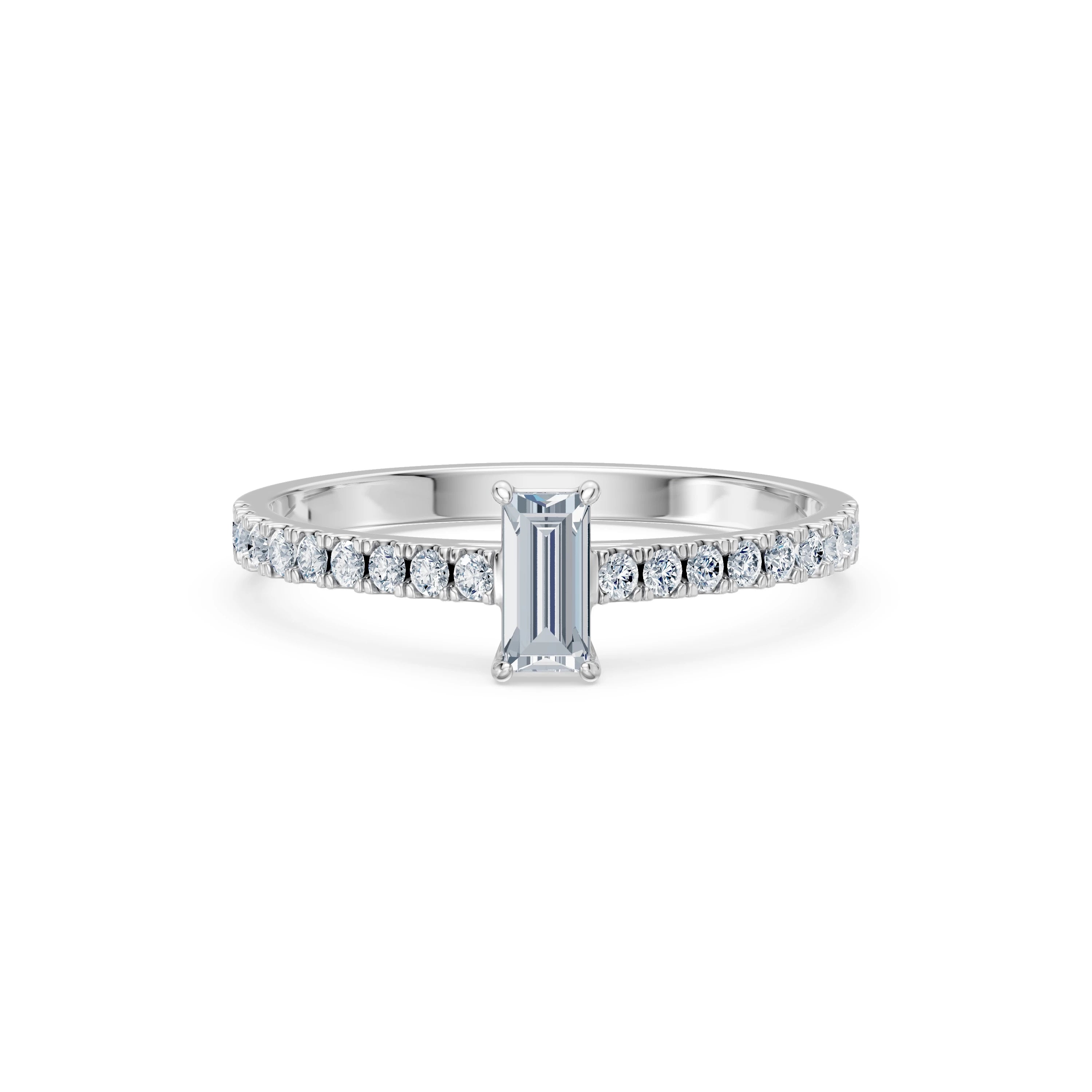 Inel solitaire Eternitate – 101-10191(0.30)BAQ – imaginea 3
