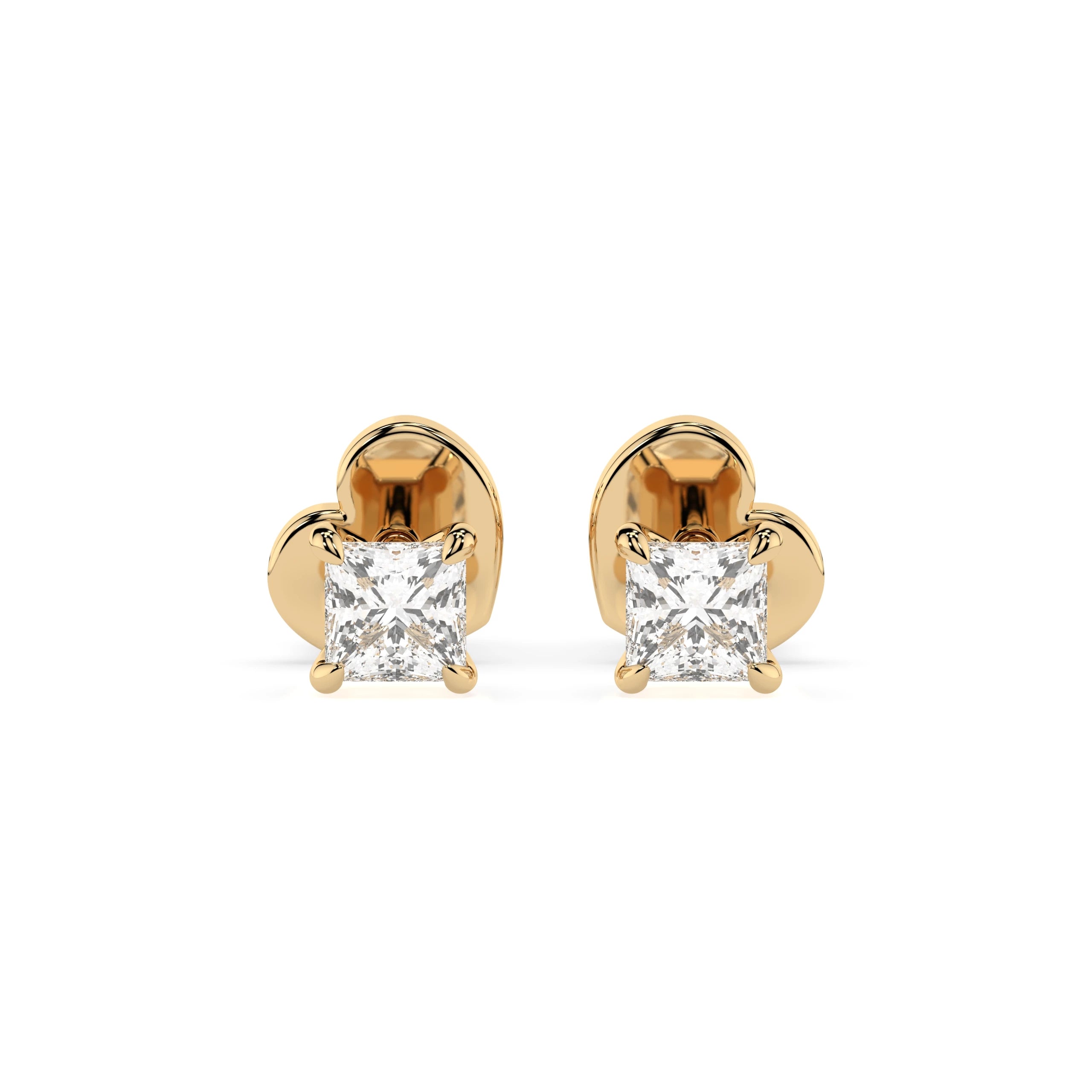Cercei solitaire Fluture – 102-10113(2.5)PR – imaginea 4