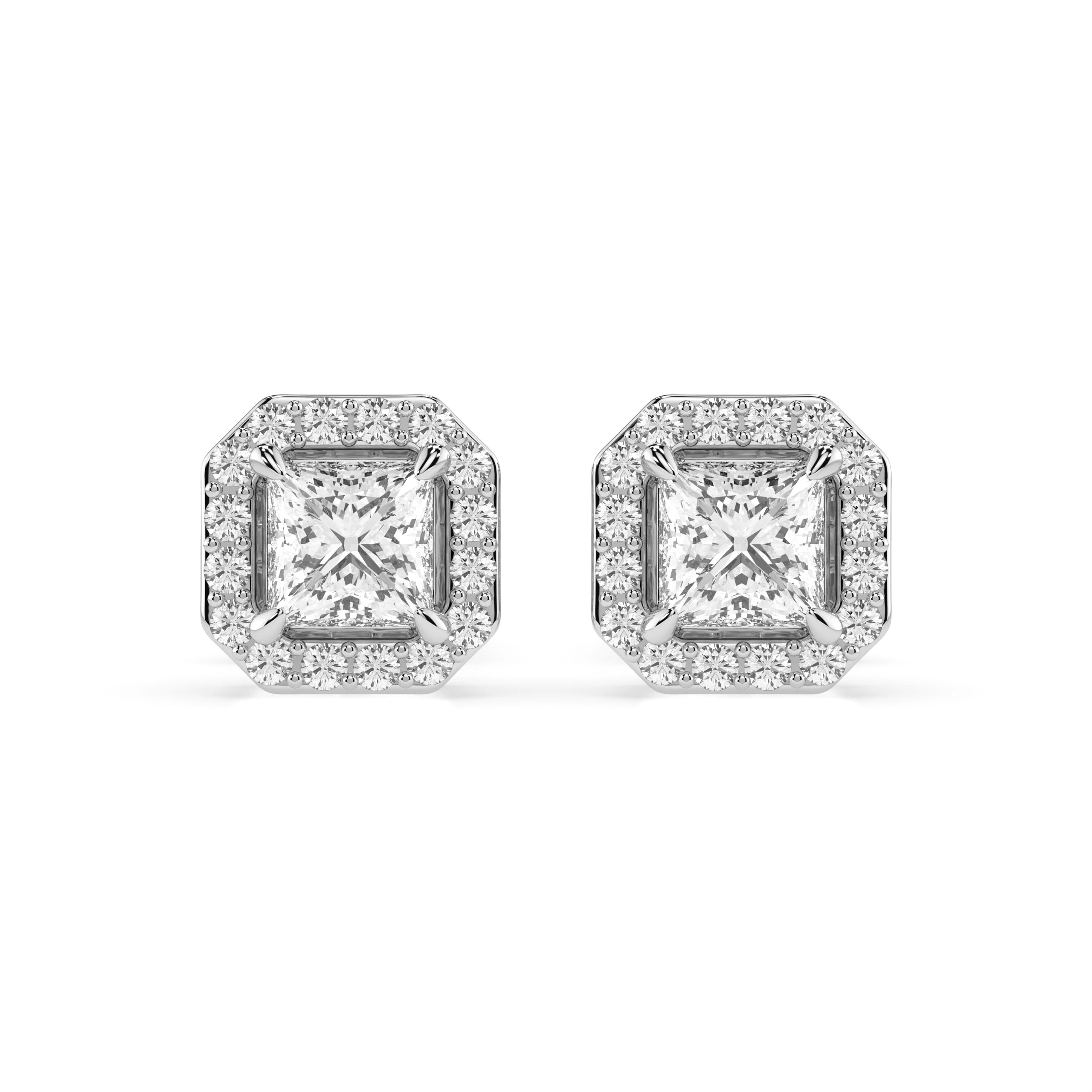 Cercei solitaire Eternitate – 102-10115(3.0)PR – imaginea 1