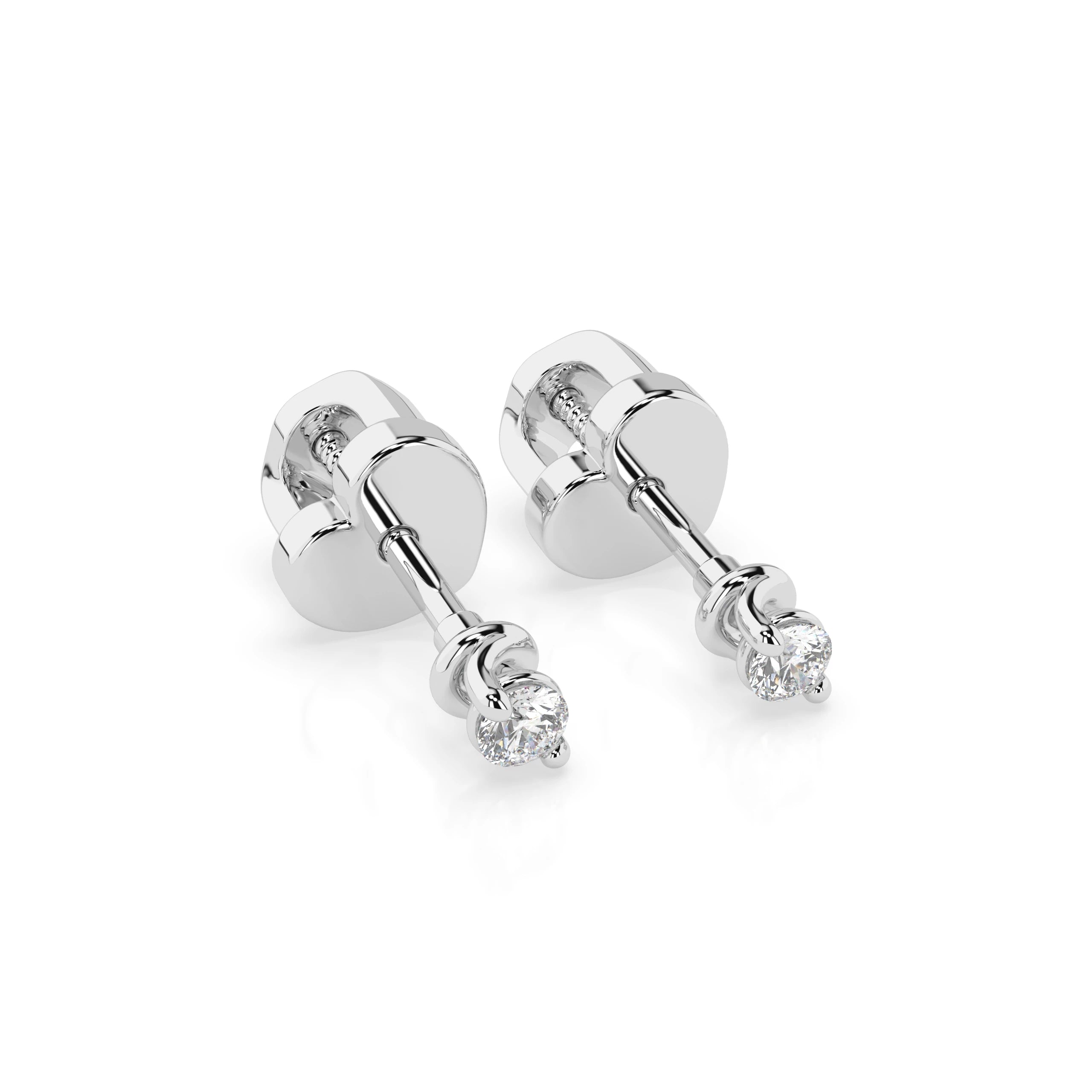 Cercei solitaire Fluture – 102-10032(2.2) – imaginea 2