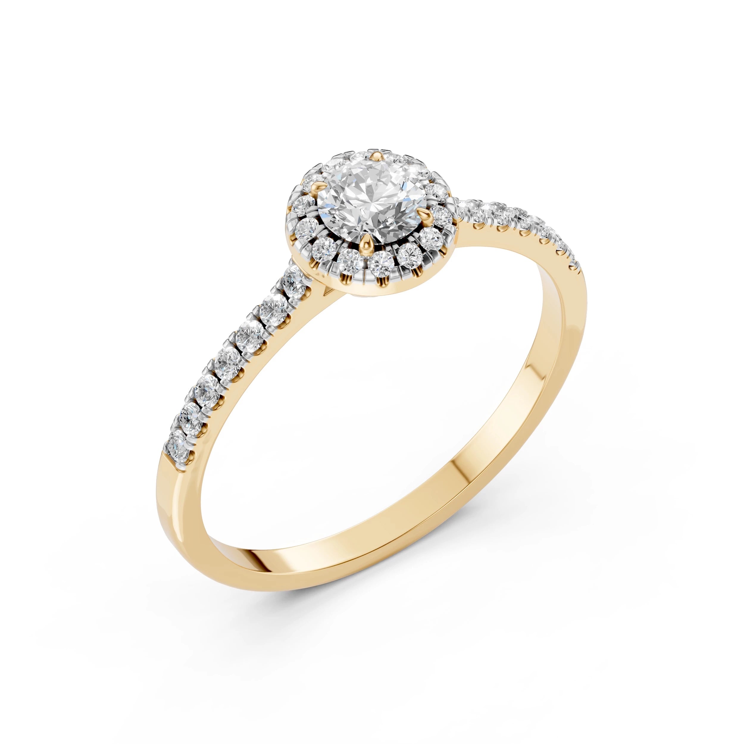 Inel solitaire Eternitate – 101-10095(4.5) – imaginea 4