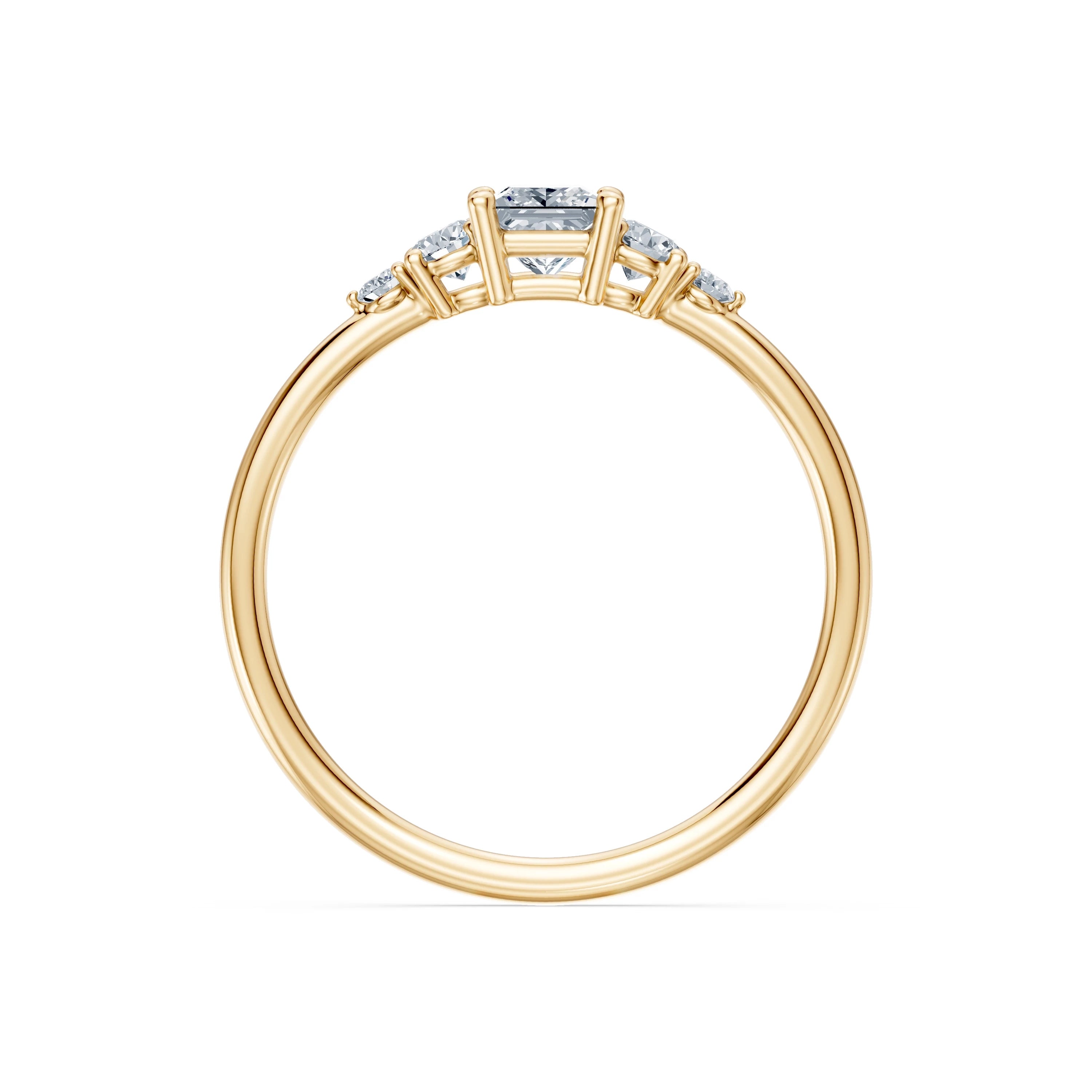 Inel solitaire Eternitate – 101-10143(0.30)PR – imaginea 5