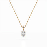 Colier solitaire – 104-10069(0.30)OV – imaginea 4