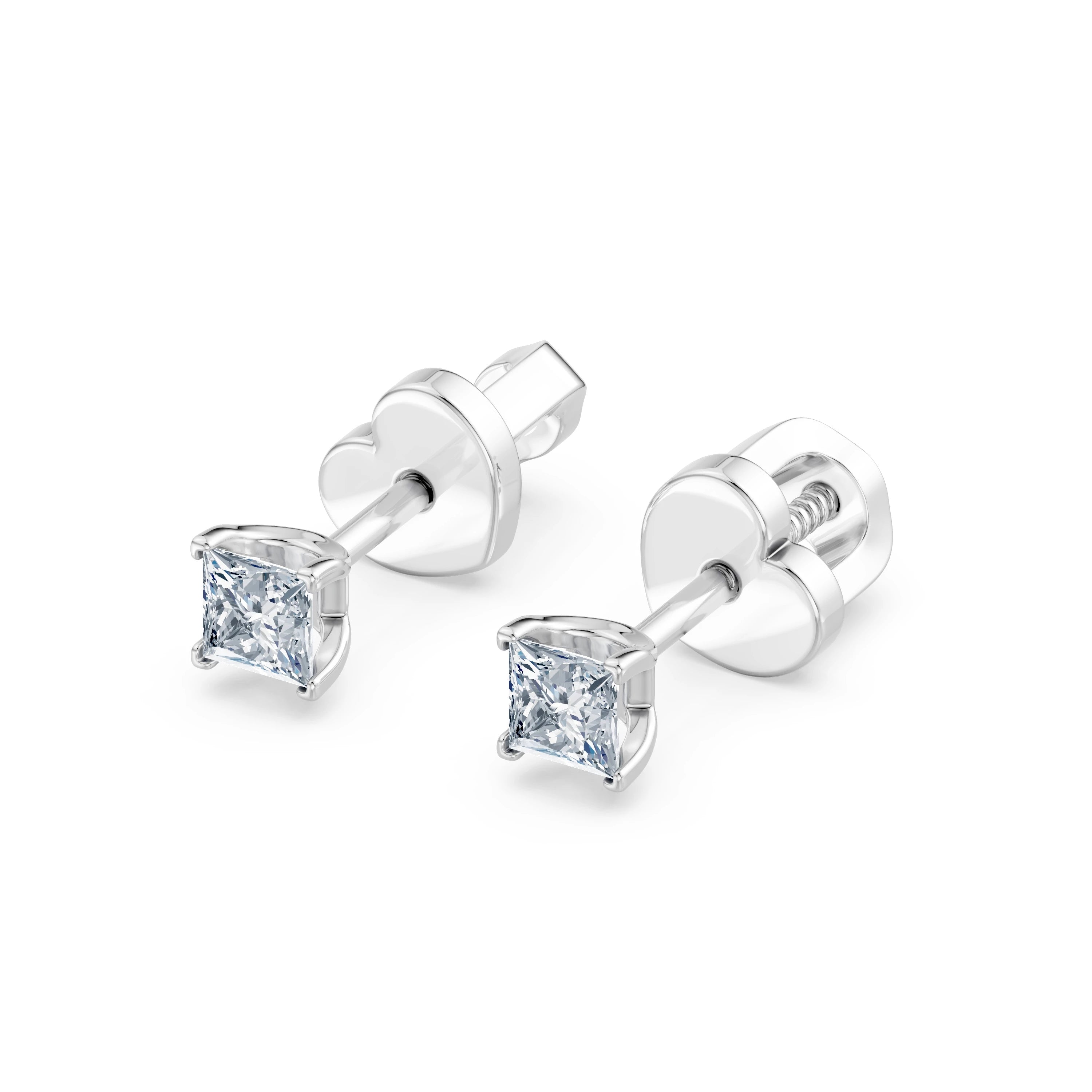 Cercei solitaire Fluture – 102-10117(3.0)PR – imaginea 3