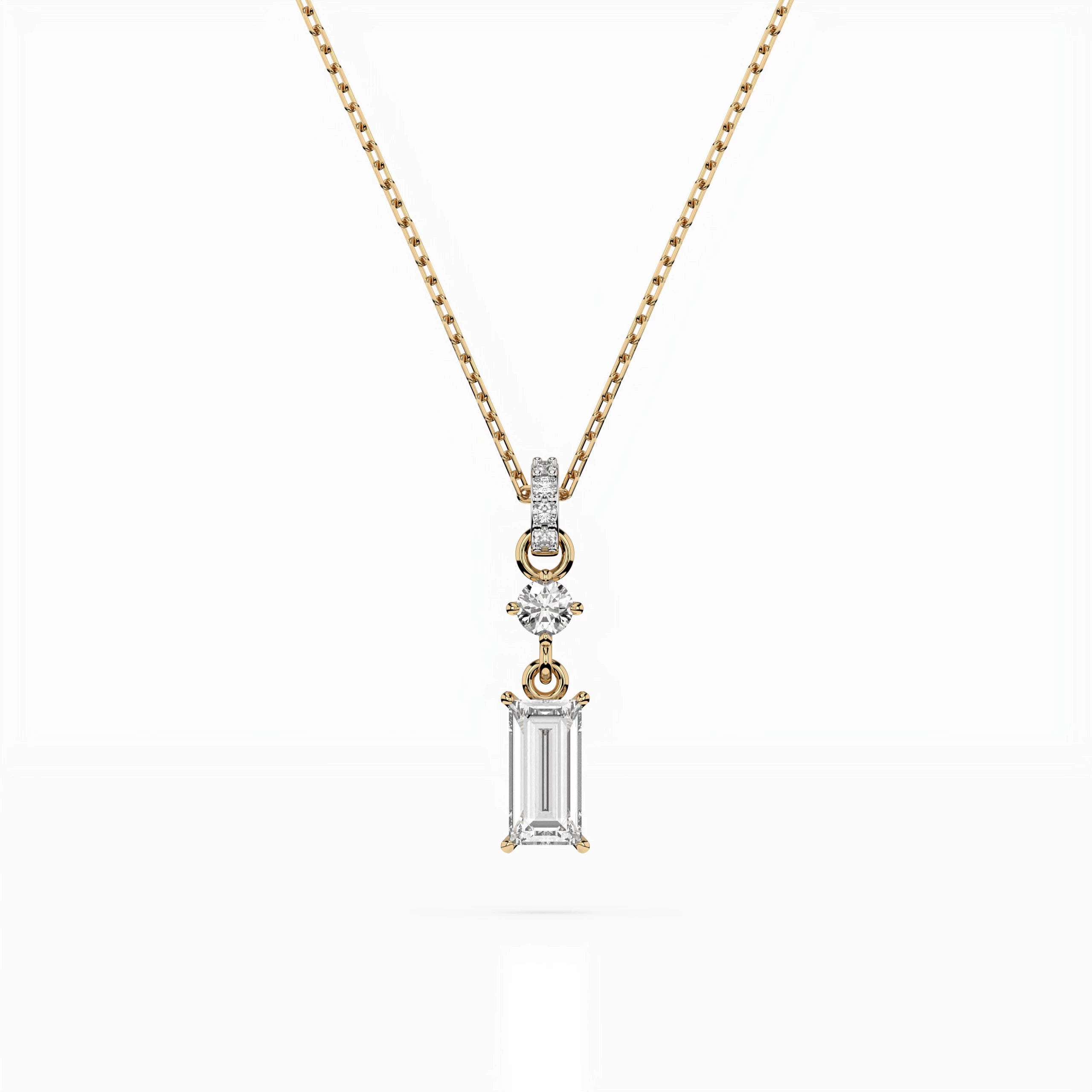 Colier solitaire – 104-10071/3(0.30)BAQ – imaginea 4