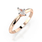 Inel solitaire – 101-10181/1(0.15)MARQUISE – imaginea 7